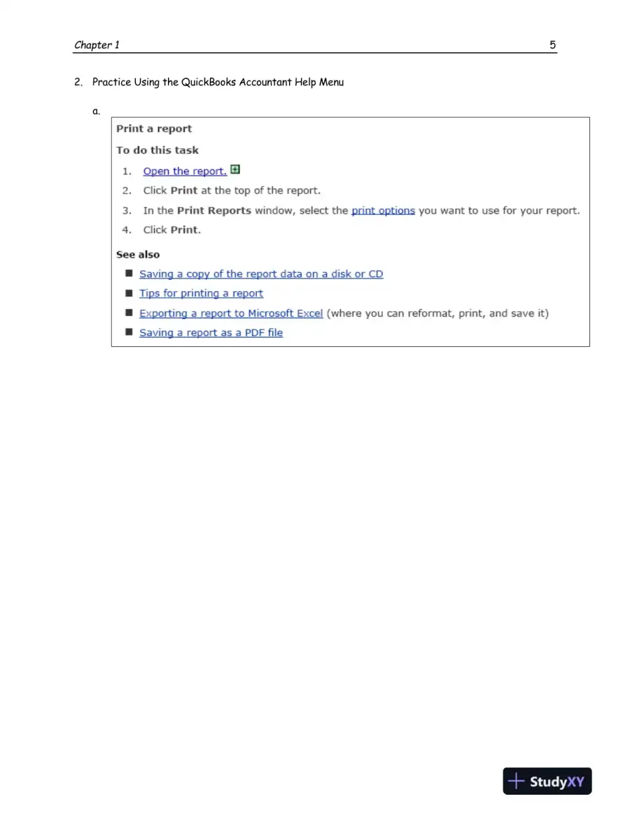 Using QuickBooks Accountant 2015 for Accounting (with QuickBooks CD-ROM) , 14th Edition Solution Manual, page 6