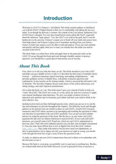 LSAT for Dummies (2021) - Page 11 preview image