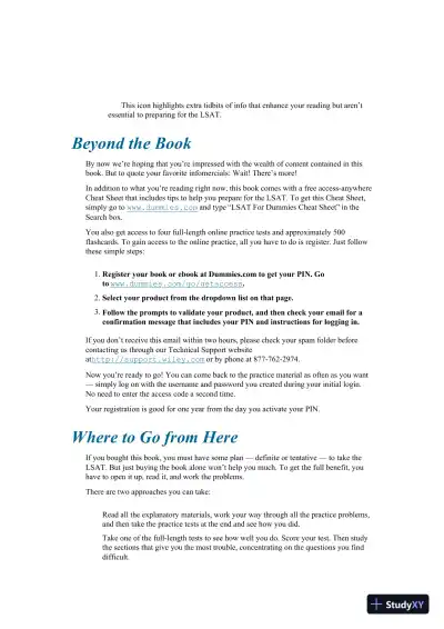 LSAT for Dummies (2021) - Page 13 preview image