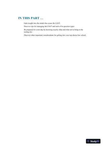 LSAT for Dummies (2021) - Page 16 preview image