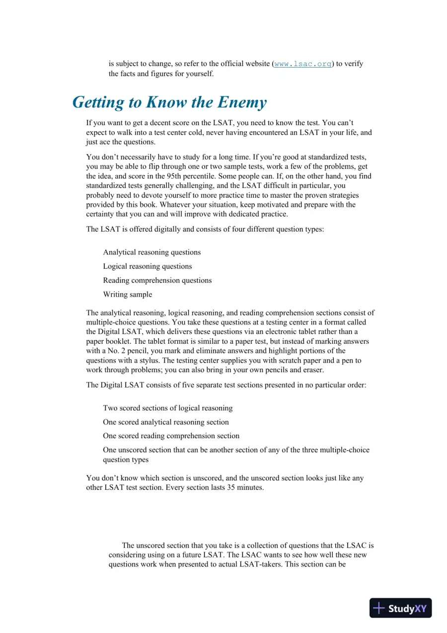 LSAT for Dummies (2021), page 18