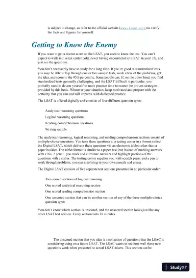 LSAT for Dummies (2021) - Page 18 preview image