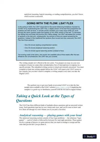 LSAT for Dummies (2021) - Page 19 preview image