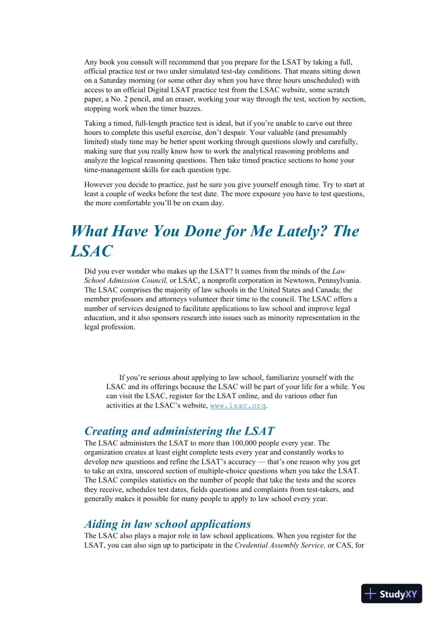 LSAT for Dummies (2021), page 25