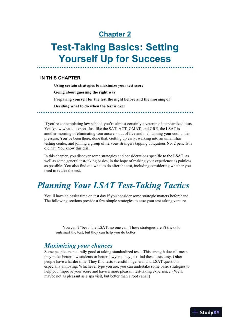 LSAT for Dummies (2021), page 27