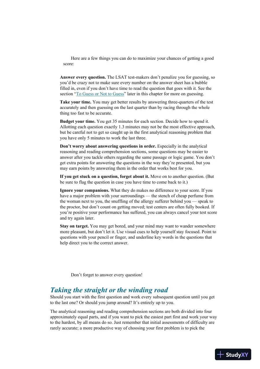 LSAT for Dummies (2021), page 28