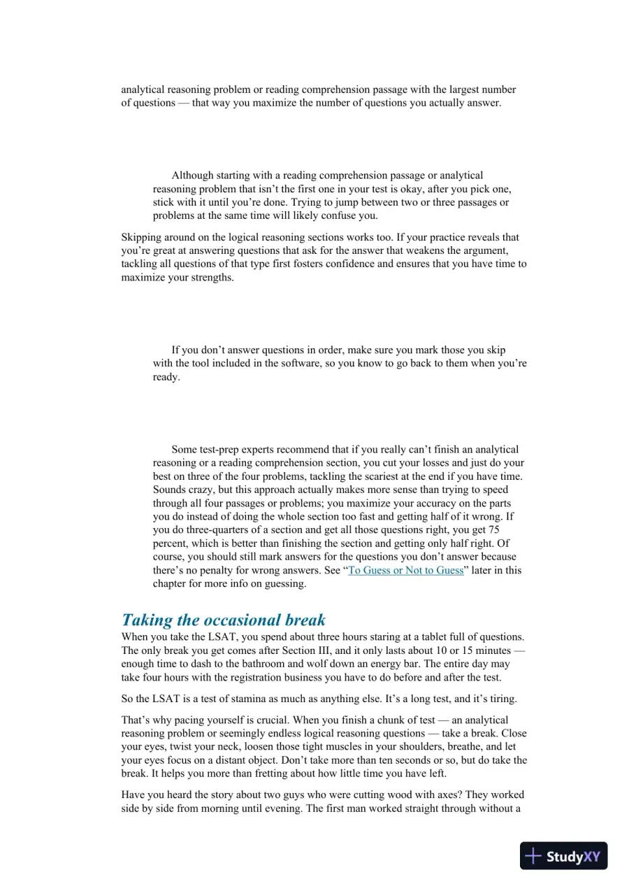 LSAT for Dummies (2021), page 29