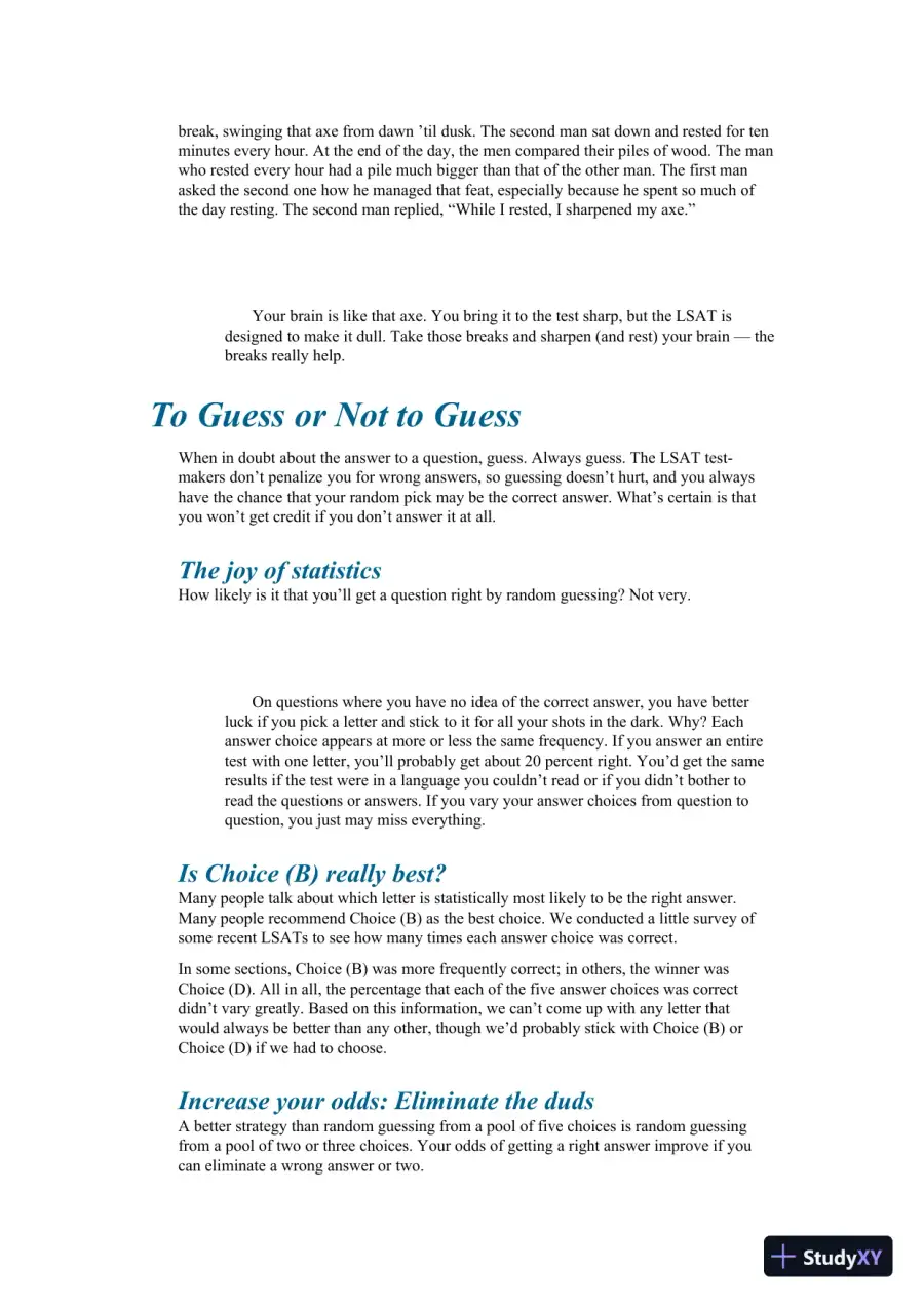 LSAT for Dummies (2021), page 30
