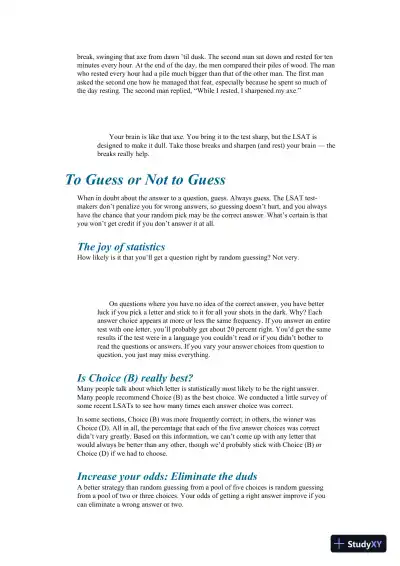 LSAT for Dummies (2021) - Page 30 preview image