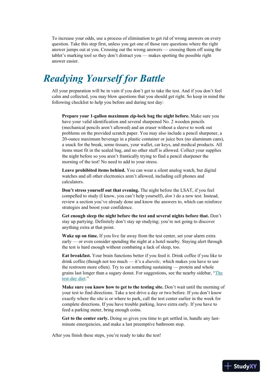LSAT for Dummies (2021), page 31