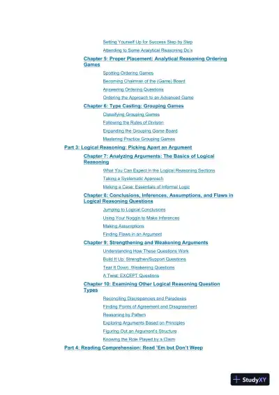 LSAT for Dummies (2021) - Page 7 preview image
