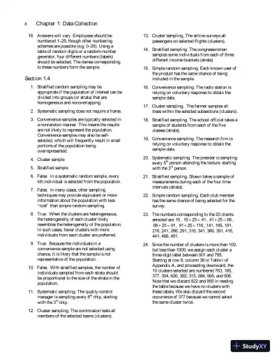 Solution Manual for Fundamentals of Statistics, 5th Edition - Page 12 preview image
