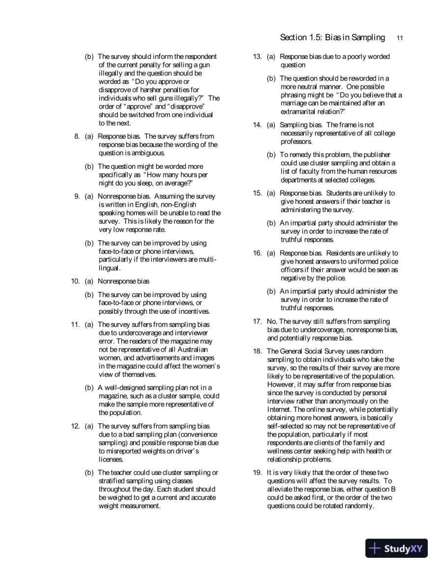 Solution Manual for Fundamentals of Statistics, 5th Edition, page 15