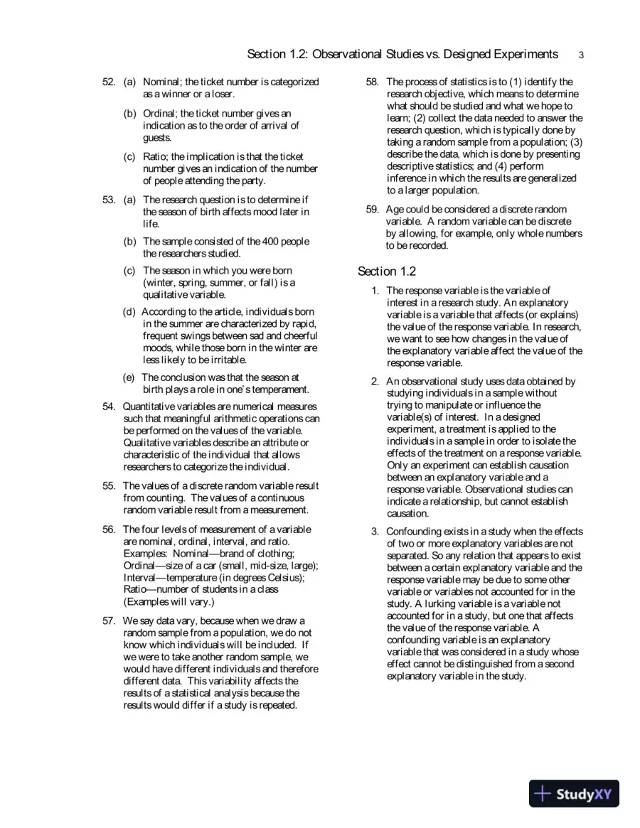 Solution Manual for Fundamentals of Statistics, 5th Edition, page 7