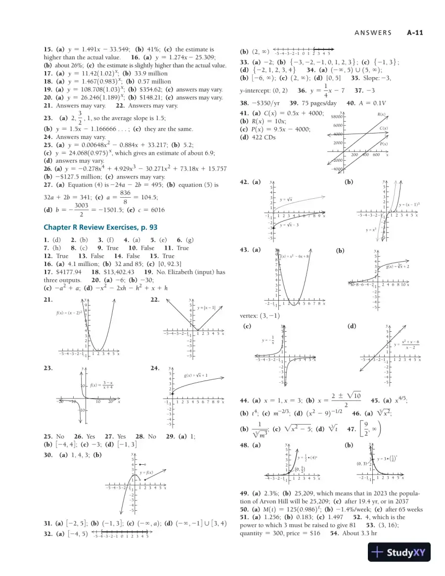 Solution Manual for Calculus and Its Applications: Brief Version, 12th Edition, page 12