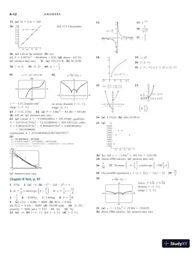 Solution Manual for Calculus and Its Applications: Brief Version, 12th Edition - Page 13 preview image