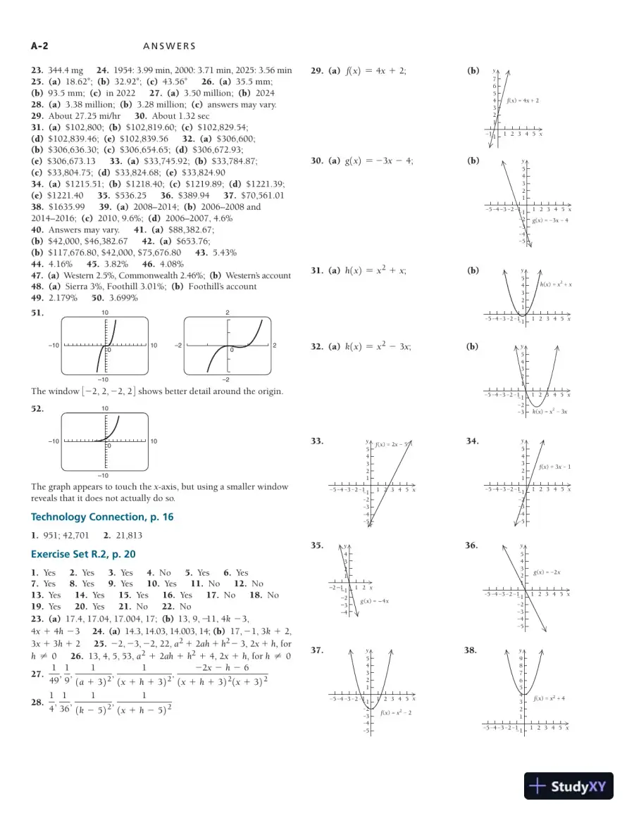 Solution Manual for Calculus and Its Applications: Brief Version, 12th Edition, page 3