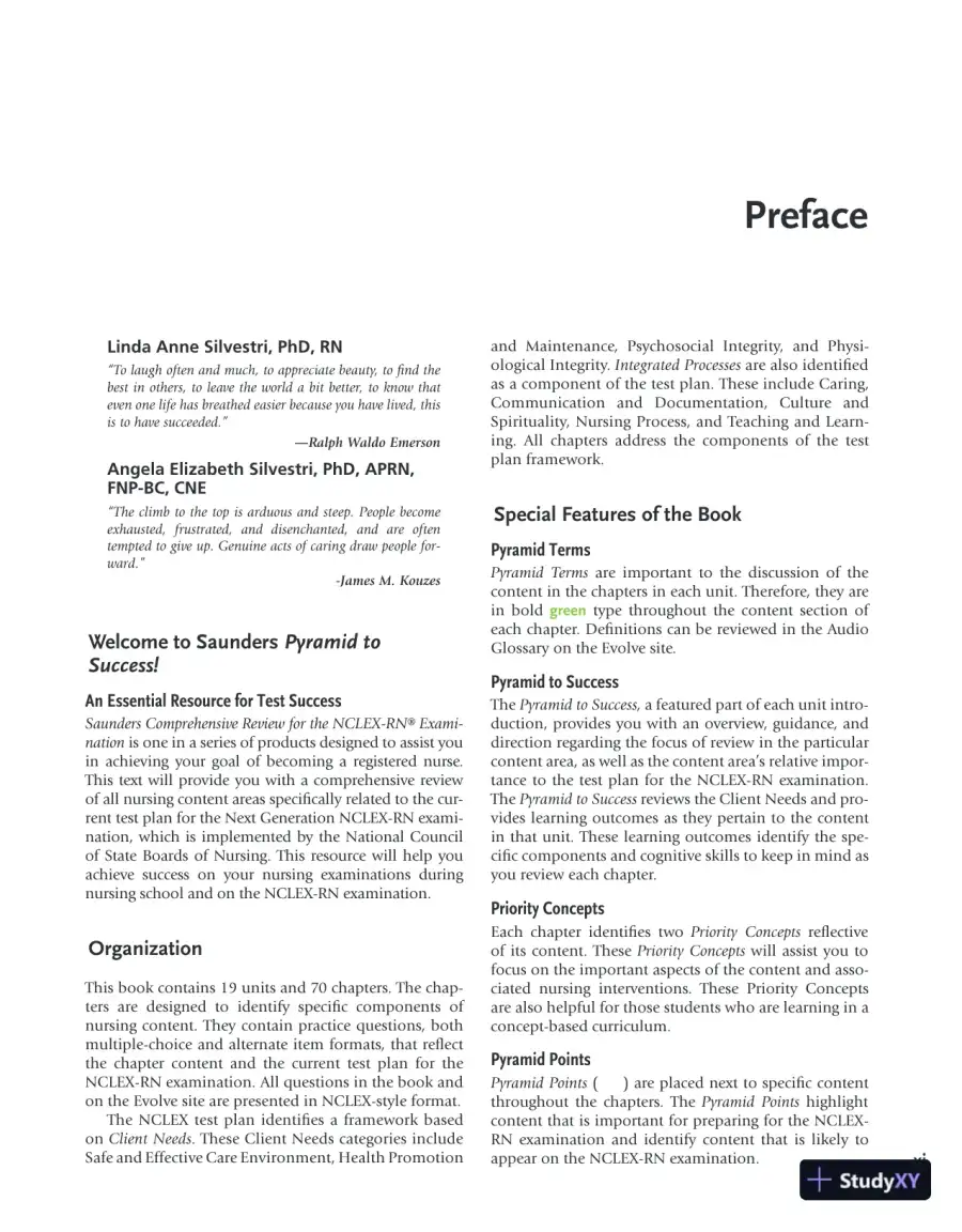 Saunders Comprehensive Review for the NCLEX-RN® Examination (2022), page 14