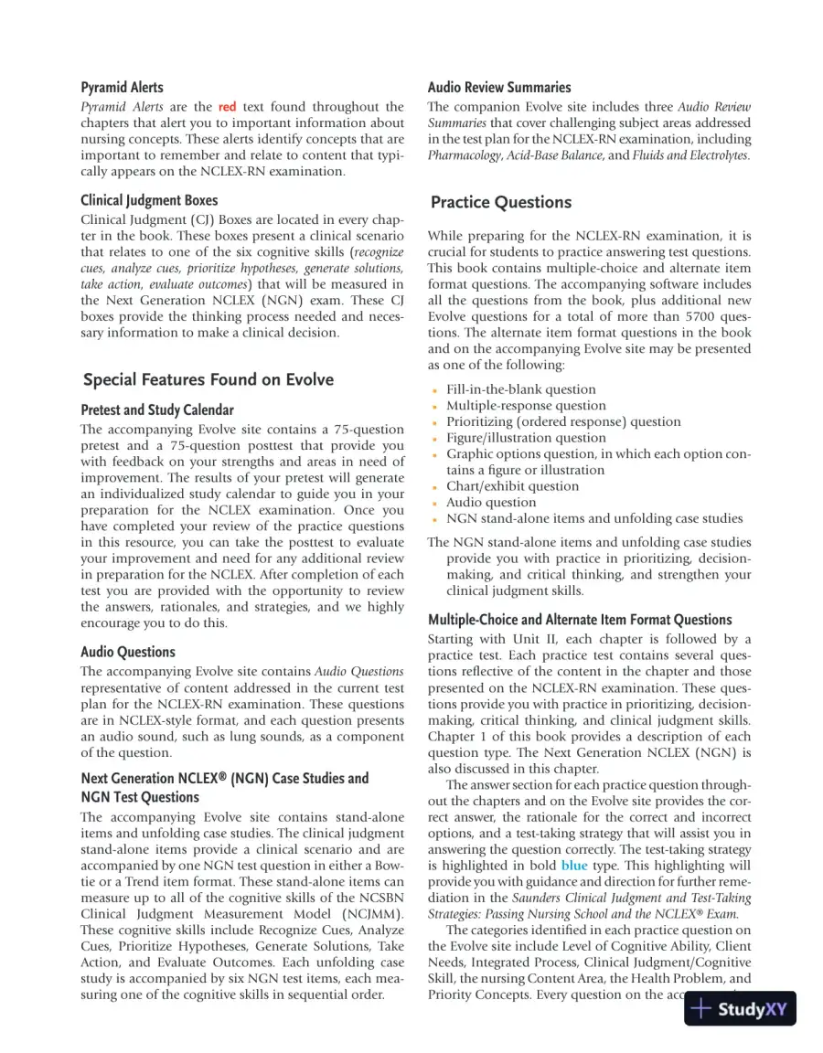 Saunders Comprehensive Review for the NCLEX-RN® Examination (2022), page 15