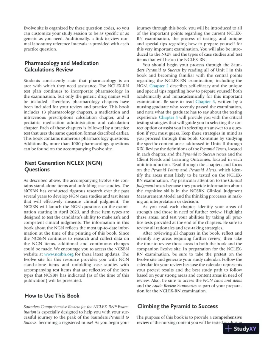 Saunders Comprehensive Review for the NCLEX-RN® Examination (2022), page 16