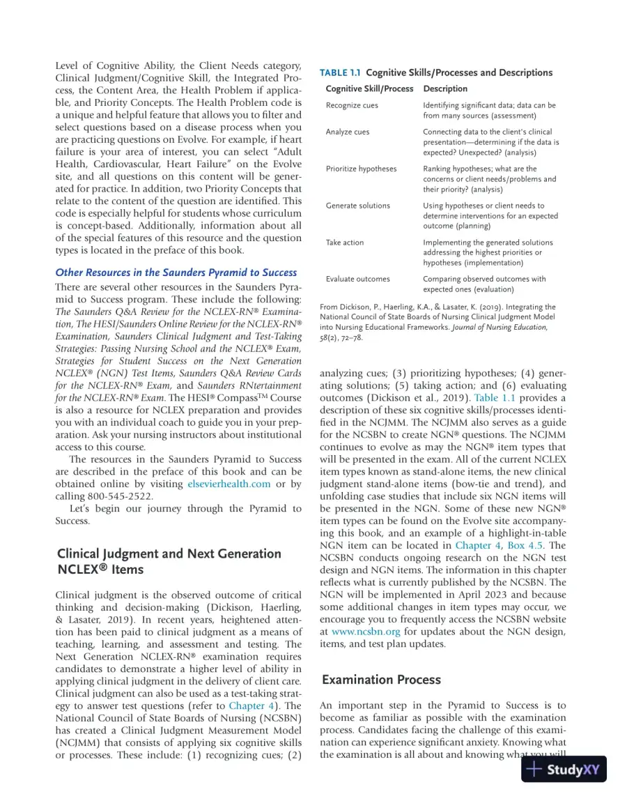 Saunders Comprehensive Review for the NCLEX-RN® Examination (2022), page 22