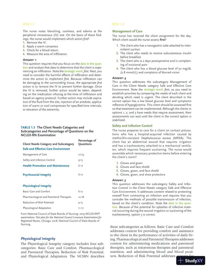 Saunders Comprehensive Review for the NCLEX-RN® Examination (2022), page 25