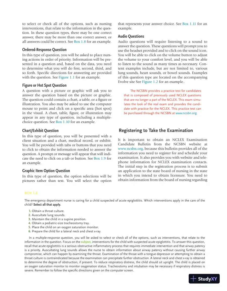 Saunders Comprehensive Review for the NCLEX-RN® Examination (2022), page 29