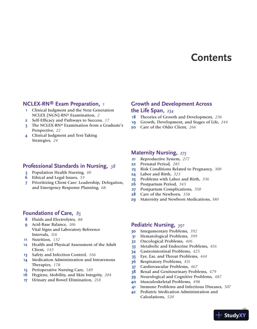 Saunders Comprehensive Review for the NCLEX-RN® Examination (2022), page 6