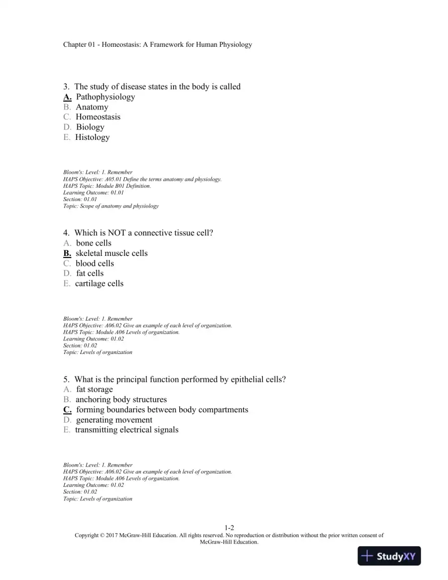 Vander's Human Physiology 14th Edition Test Bank, page 3