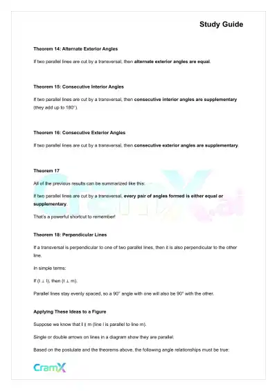 Geometry - Parallel Lines - Page 2 preview image