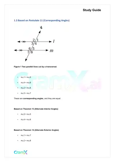 Geometry - Parallel Lines - Page 3 preview image