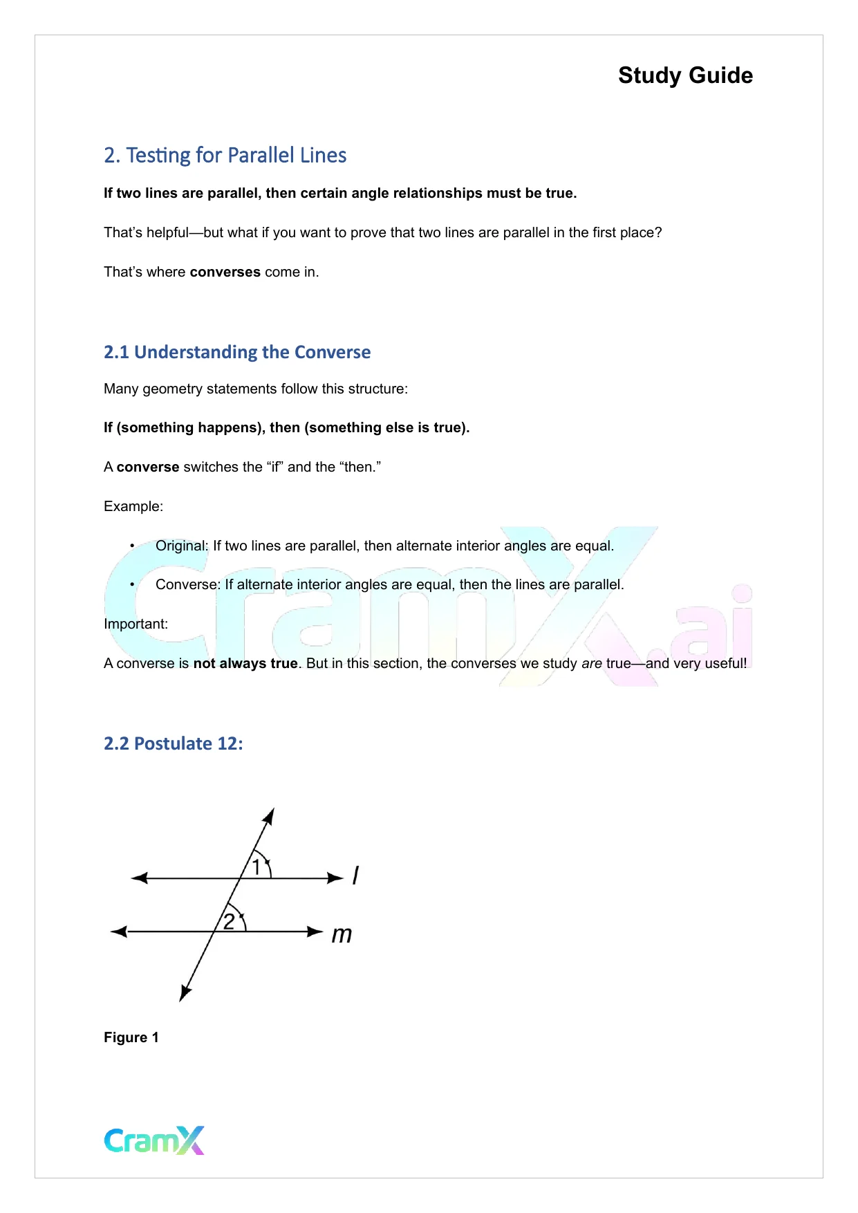 Geometry - Parallel Lines - Page 5 preview image