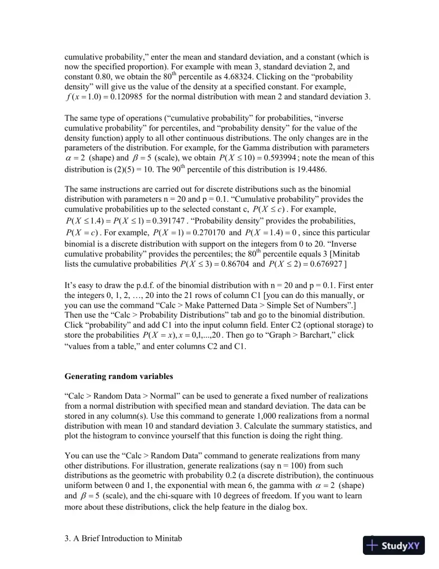 Solution Manual For Applied Statistics For Engineers And Physical Scientists, Coursesmart Etextbook, 3rd Edition, page 10