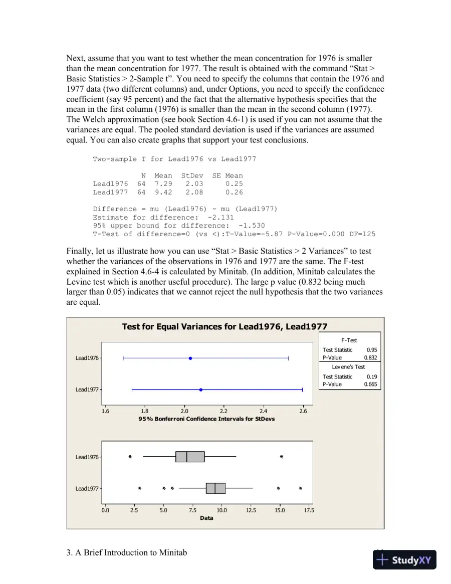 Solution Manual For Applied Statistics For Engineers And Physical Scientists, Coursesmart Etextbook, 3rd Edition, page 12