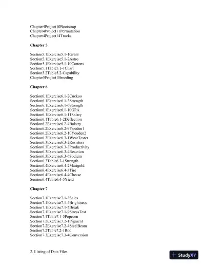 Solution Manual For Applied Statistics For Engineers And Physical Scientists, Coursesmart Etextbook, 3rd Edition - Page 5 preview image