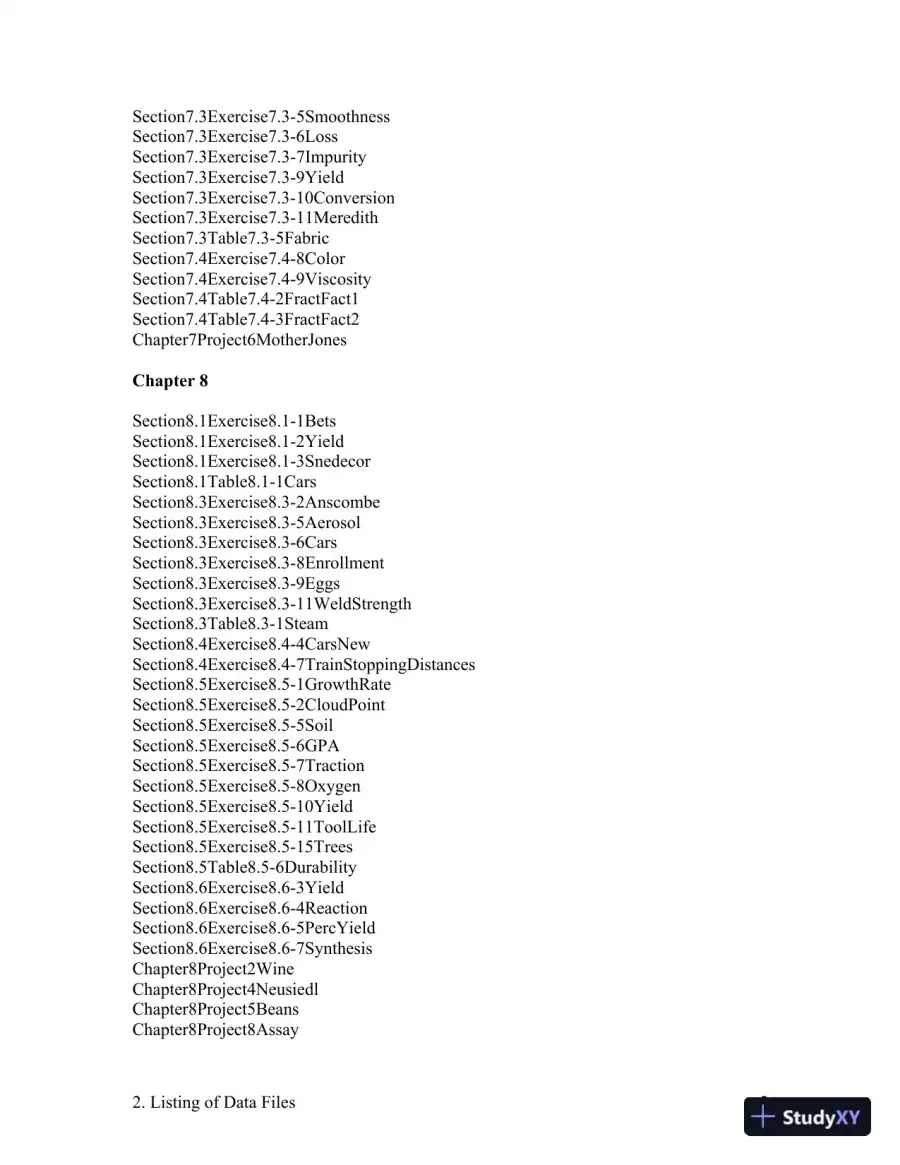 Solution Manual For Applied Statistics For Engineers And Physical Scientists, Coursesmart Etextbook, 3rd Edition, page 6