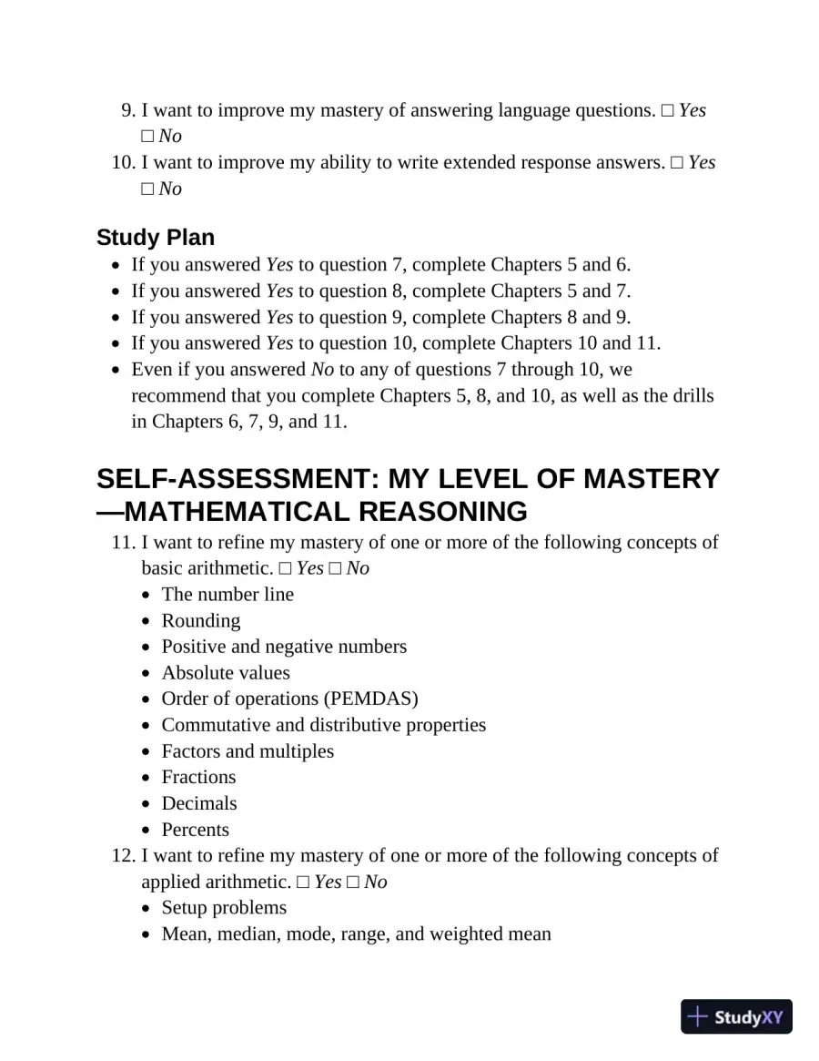 Princeton Review GED Test Prep, 2023: 2 Practice Tests + Review and Techniques (2022), page 20