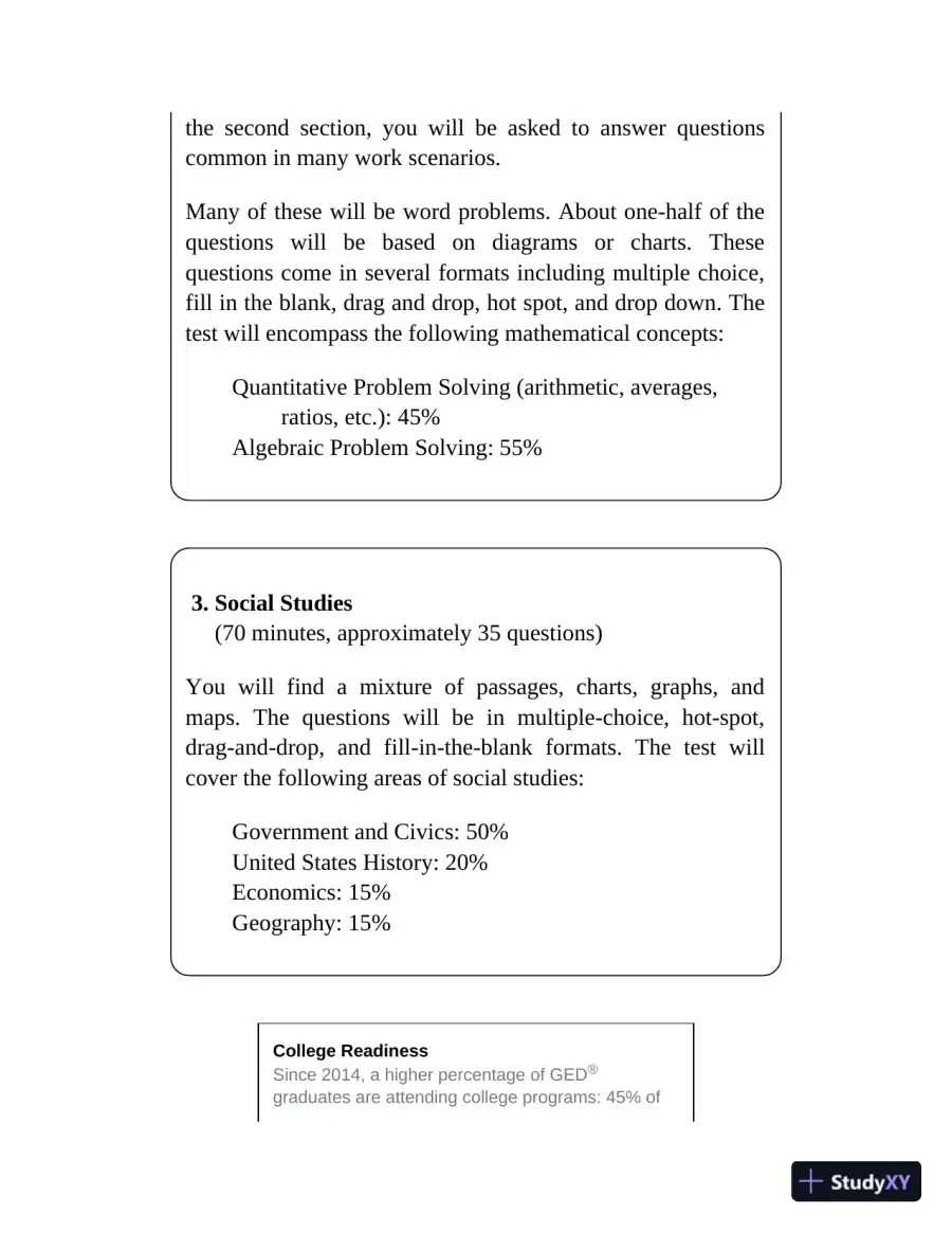 Princeton Review GED Test Prep, 2023: 2 Practice Tests + Review and Techniques (2022), page 29
