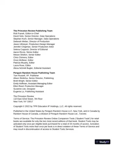 Princeton Review GED Test Prep, 2023: 2 Practice Tests + Review and Techniques (2022) - Page 4 preview image