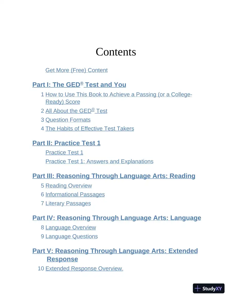 Princeton Review GED Test Prep, 2023: 2 Practice Tests + Review and Techniques (2022), page 7