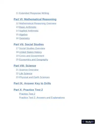 Princeton Review GED Test Prep, 2023: 2 Practice Tests + Review and Techniques (2022) - Page 8 preview image