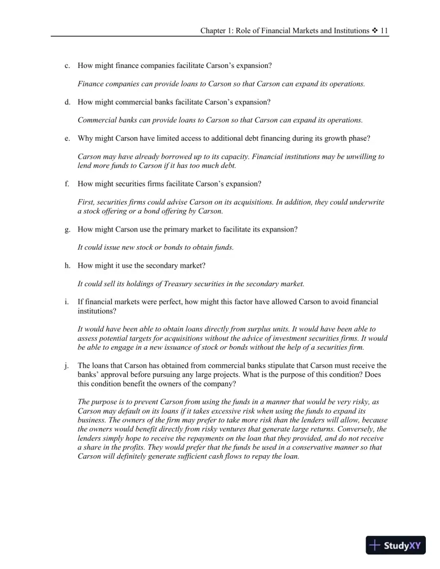 Solution Manual for Financial Markets and Institutions, 13th Edition, page 12