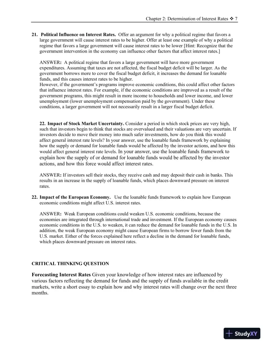 Solution Manual for Financial Markets and Institutions, 13th Edition, page 19