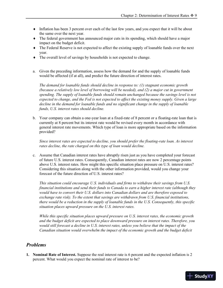 Solution Manual for Financial Markets and Institutions, 13th Edition, page 21