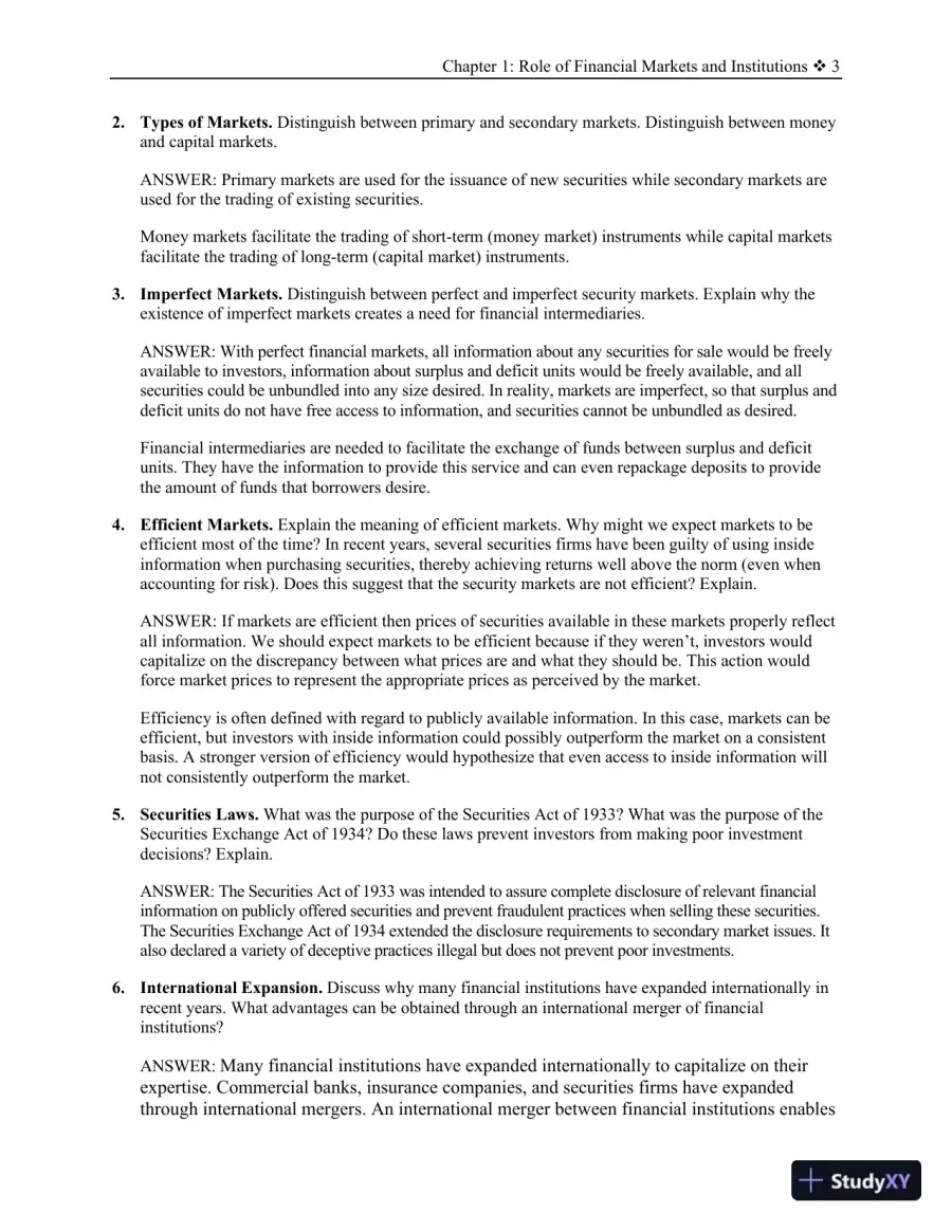 Solution Manual for Financial Markets and Institutions, 13th Edition, page 4