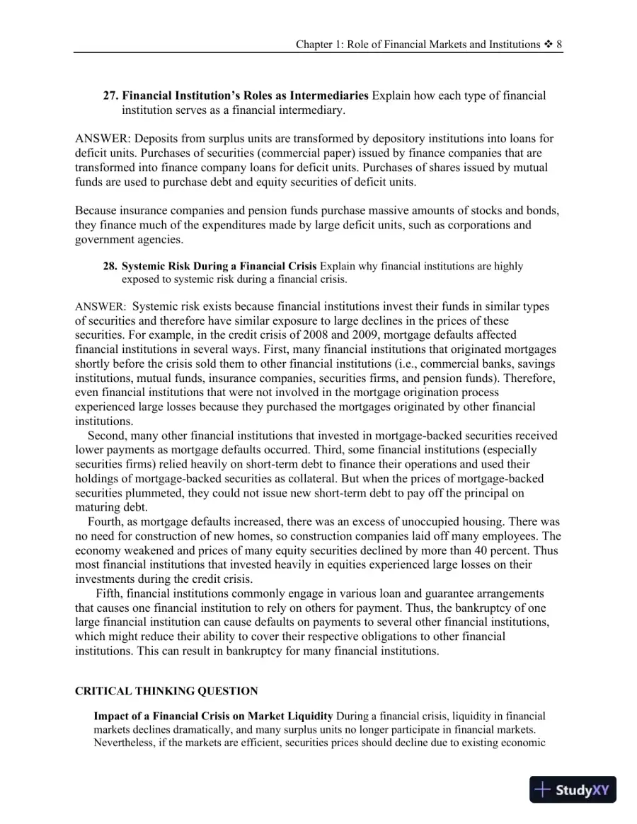 Solution Manual for Financial Markets and Institutions, 13th Edition, page 9
