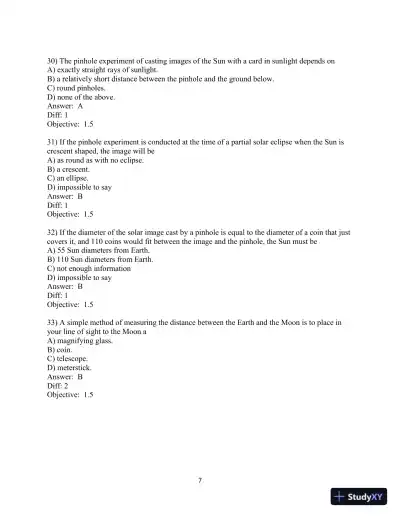 Test Bank for Conceptual Integrated Science, 3rd Edition - Page 8 preview image