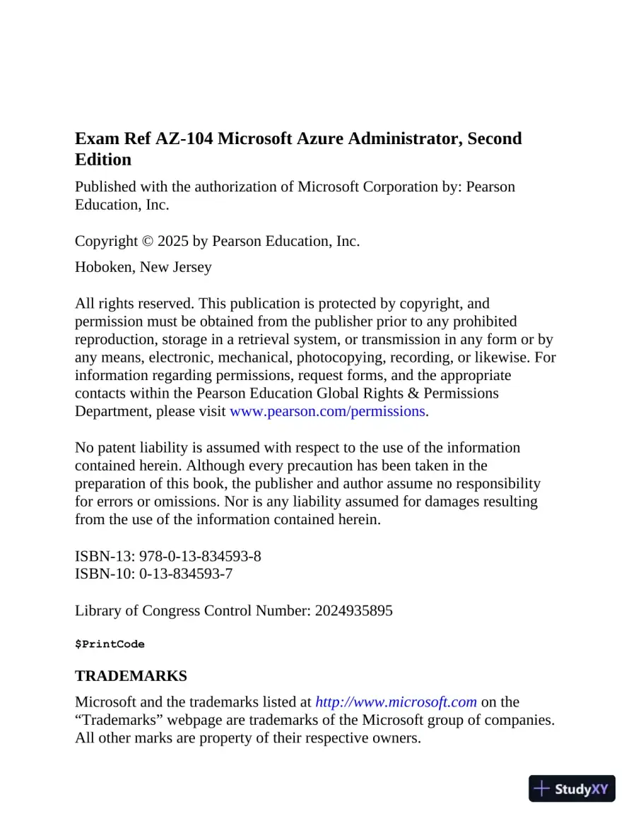 Exam Ref AZ-104 Microsoft Azure Administrator (2024), page 4