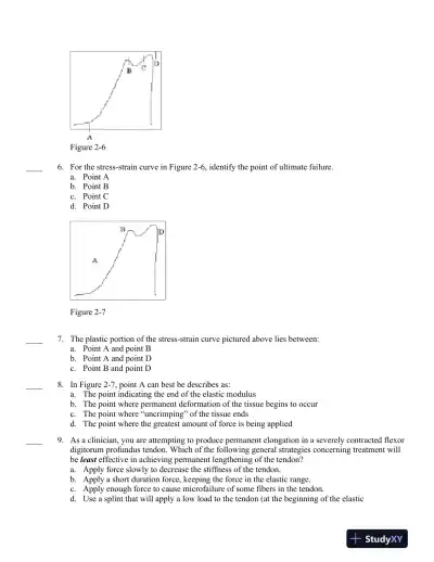 Joint Structure and Function: A Comprehensive Analysis 5th Edition Test Bank - Page 12 preview image