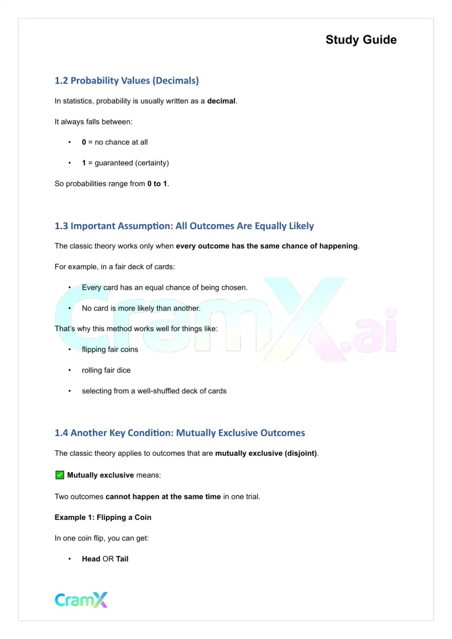 Statistics - Probability, page 2